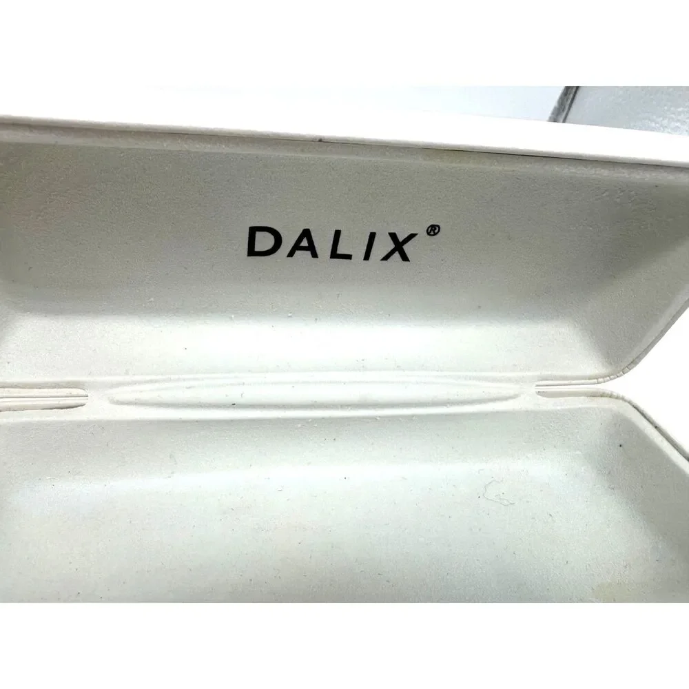 Dalix White Hardshell Clam Case Eyeglasses or Sunglasses